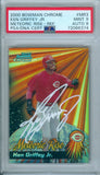 Ken Griffey Jr 2000 Bowman Chrome Meteoric Rise Refractor PSA DNA MINT 9 Auto 9