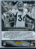 KAYVON WEBSTER 2013 PANINI SPECTRA RED REFRACTOR RC ROOKIE AUTO AUTOGRAPH SP/25