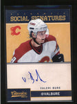 VALERI BURE 2012/13 PANINI CLASSICS SOCIAL SIGNATURES AUTOGRAPH AUTO AB9133