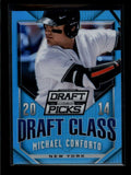 MICHAEL CONFORTO 2014 PANINI PRIZM PERENNIAL DRAFT PICKS POWDER BLUE /199 AB7071