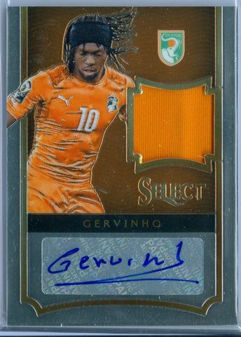 GERVINHO 2015 PANINI SELECT JERSEY AUTO AUTOGRAPH SP/185