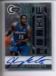 JORDAN CRAWFORD 2010/11 CERTIFIED ROOKIE JERSEY AUTOGRAPH AUTO #058/595 AC1929