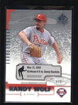 RANDY WOLF 2004 SP AUTHENTIC #27 GAME DATED FACTS MASTERPIECE #1/1 AB6771