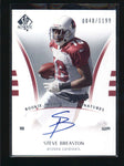 STEVE BREASTON 2007 SP AUTHENTIC ROOKIE RC AUTOGRAPH AUTO #0040/1199 AB6125