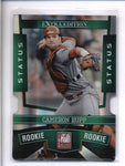 CAMERON RUPP 2010 ELITE EXTRA EDITION STATUS #123 EMERALD ROOKIE #15/25 AC1380