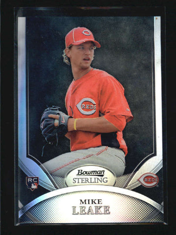 MIKE LEAKE 2010 BOWMAN STERLING #13 RARE BLACK REFRACTOR ROOKIE RC #15/25 AB6764