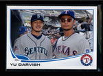 YU DARVISH 2013 TOPPS UPDATE US79 WEARING GLASSES VARIATION SHORTPRINT SP AC896