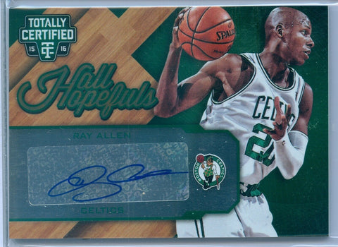 RAY ALLEN 2015-16 TOTALLY CERTIFIED HALL HOPEFULS AUTO AUTOGRAPH SP/25