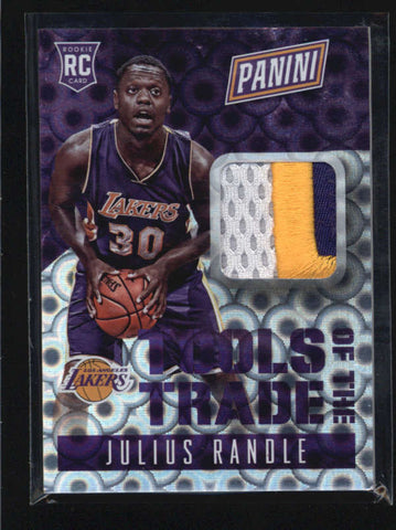 JULIUS RANDLE 2015 PANINI THE NATIONAL HOLO RINGS 33CLR PATCH RC SP /10 AB5690