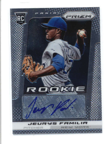 JEURYS FAMILIA 2013 PANINI PRIZM ROOKIE AUTOGRAPH AUTO RC AB9563