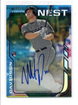 MATT DAVIDSON 2014 FINEST GOLD REFRACTOR ROOKIE AUTOGRAPH AUTO RC #14/50 AC1061