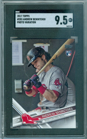 ANDREW BENINTENDI 2017 TOPPS PHOTO VARIATION RC ROOKIE SGC 9.5