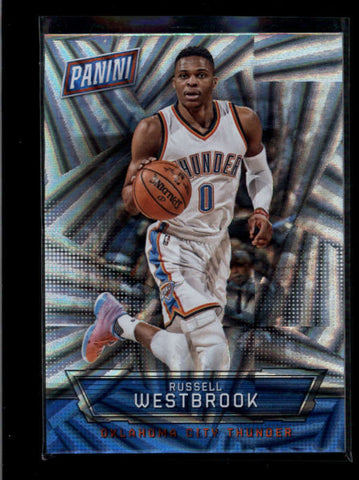 RUSSELL WESTBROOK 2016 PANINI THE NATIONAL #16 WEDGES THICK STOCK #96/99 AB7799