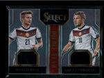 REUS / PODOLSKI 2015 PANINI SELECT DOUBLE TEAM DUAL GAME JERSEY #153/199 AB7756