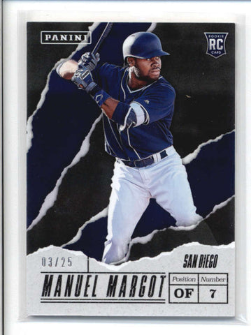 MANUEL MARGOT 2017 PANINI FATHERS DAY #69 THICK STOCK ROOKIE RC #03/25 AB9546