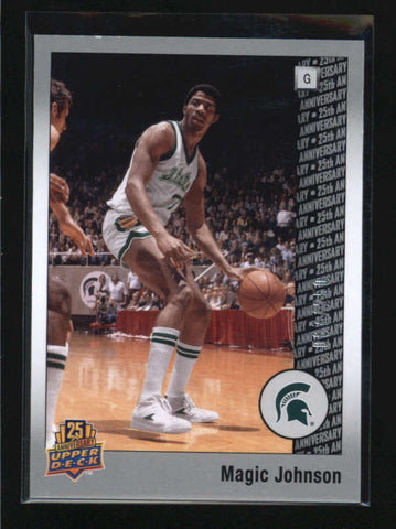 MAGIC JOHNSON 2014 UPPER DECK 25TH ANNIVERSARY #32 SILVER #067/250 AB5707