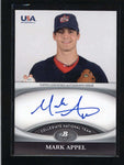 MARK APPEL 2011 BOWMAN PLATINUM TEAM USA ROOKIE AUTOGRAPH AUTO AC1415