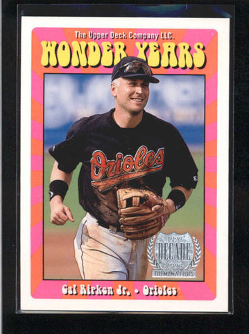 CAL RIPKEN JR. 1999 UPPER DECK #WY23 WONDER YEARS DOUBLE SP #1304/2000 AB9789