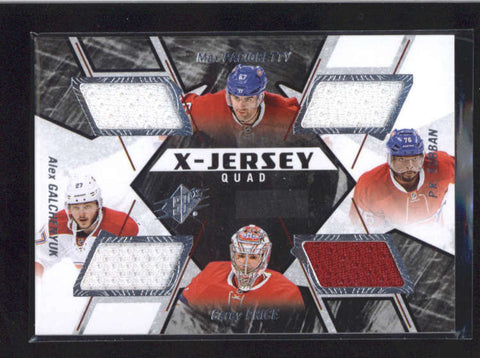 CAREY PRICE / SUBBAN / GALCHENYUK / PACIORETTY 2015/16 SPX QUAD JERSEY AC486