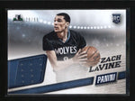 ZACH LAVINE 2015 PANINI FATHERS DAY ROOKIE USED WORN JERSEY RC #28/99 AB5732