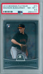 MADISON BUMGARNER 2010 BOWMAN PLATINUM RC ROOKIE #73 PSA 8.5