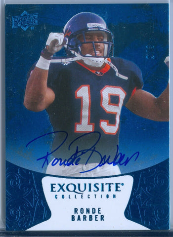 RONDE BARBER 2014 EXQUISITE BLUE SPECTRUM AUTO AUTOGRAPH SP/3