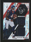 DESHAUN WATSON 2017 UNPARALLELED DUAL ROOKIE WORN JERSEY COMBO #082/199 AC338