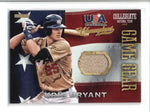 KRIS BRYANT 2013 PANINI TEAM USA CHAMPIONS GAME GEAR USED BAT RELIC AB9616