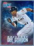 DEE GORDON 2015 TOPPS BUNT PLAYER CODE CARD SP/25