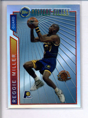 REGGIE MILLER 1996/97 TOPPS MYSTERY FINEST #M22 REFRACTOR AC1497