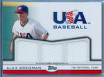 ALEX BREGMAN 2011 TOPPS USA RC ROOKIE TRIPLE JERSEY SP/240