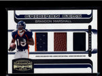 BRANDON MARSHALL 2006 GRIDIRON GEAR 3-PC JERSEY / BALL / PATCH ROOKIE /50 AB8214