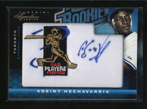 ADEINY HECHAVARRIA 2012 PANINI SIGNATURES RATED ROOKIE RC AUTO #34/99 AB5477