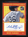 MIKE ZUNINO 2014 PANINI DONRUSS SIGNATURES AUTOGRAPH AUTO AB5860