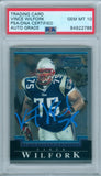 Vince Wilfork 2004 Bowman Chrome #133 RC Rookie PSA DNA Gem Mint 10 Auto