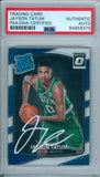 Jayson Tatum 2017 Optic #198 RC Rookie Autograph PSA DNA Authentic Auto