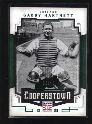 GABBY HARTNETT 2015 COOPERSTOWN #37 EMERALD GREEN PARALLEL #04/10 AB6396