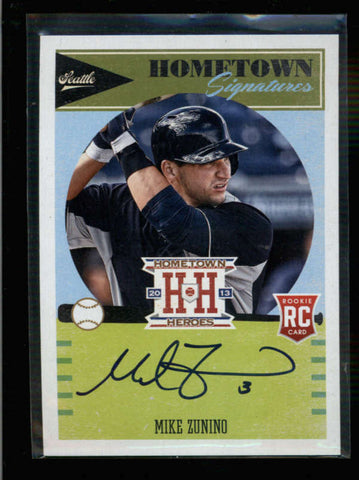 MIKE ZUNINO 2013 PANINI HOMETOWN HEROES SIGNATURES ROOKIE AUTOGRAPH AUTO AC1103