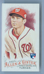 TREA TURNER 2016 TOPPS ALLEN & GINTER EXTENDED MINI RC ROOKIE SP