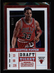 SCOTTIE PIPPEN 2017 CONTNEDERS DRAFT PICKS #44 DRAFT TICKET FOIL #96/99 AC2617