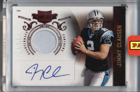 JIMMY CLAUSEN 2010 PANINI PLATES AND PATCHES ROOKIE AUTO JERSEY #011/499 AB5820