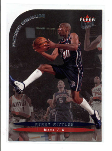 KERRY KITTLES 2003/04 ULTRA #127 PLATINUM MEDALLION PARALLEL #050/100 AC041