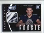 MARCUS MARIOTA 2015 PANINI THE NATIONAL ROOKIE RC USED WORN GLOVE AB5553