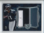 JORDAN MATTHEWS 2014 BOWMAN STERLING BLUE WAVE 4-CLR ROOKIE WORN PATCH AB6485