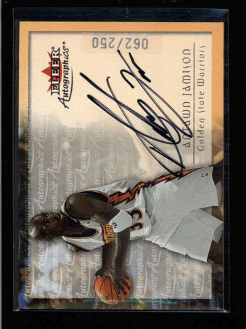 ANTAWN JAMISON 2000/01 FLEER AUTOGRAPHICS SILVER AUTOGRAPH AUTO #062/250 AC1703