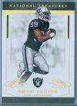 AMARI COOPER 2016 NATIONAL TREASURES HOLO GOLD #76 SP/10