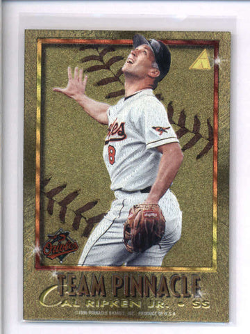 CAL RIPKEN JR / BARRY LARKIN 1996 PINNACLE #4 TEAM PINNACLE AC1361