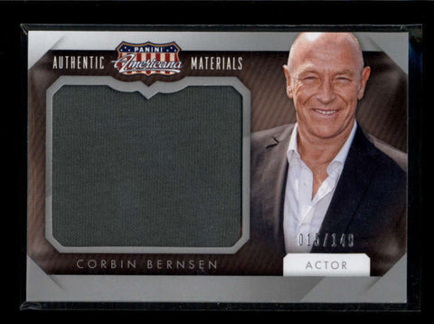 CORBIN BERNSEN 2015 PANINI AMERICANA JUMBO WORN SWATCH RELIC #016/149 AB7385