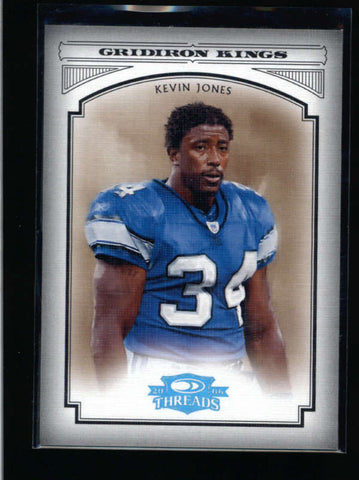 KEVIN JONES 2006 THREADS #PGK-27 GRIDIRON KINGS PLATINUM PARALLEL #07/25 AC667