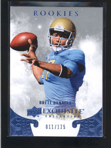 BRETT HUNDLEY 2014 UD EXQUISITE COLLECTION DRAFT PICKS ROOKIE #011/125 AC362